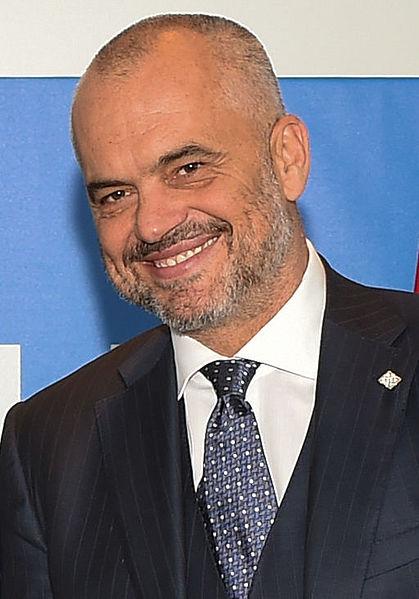 Edi Rama Premier van Albanië Foto:Publiek domein Edi Rama Premier van Albanië Foto:Publiek domein