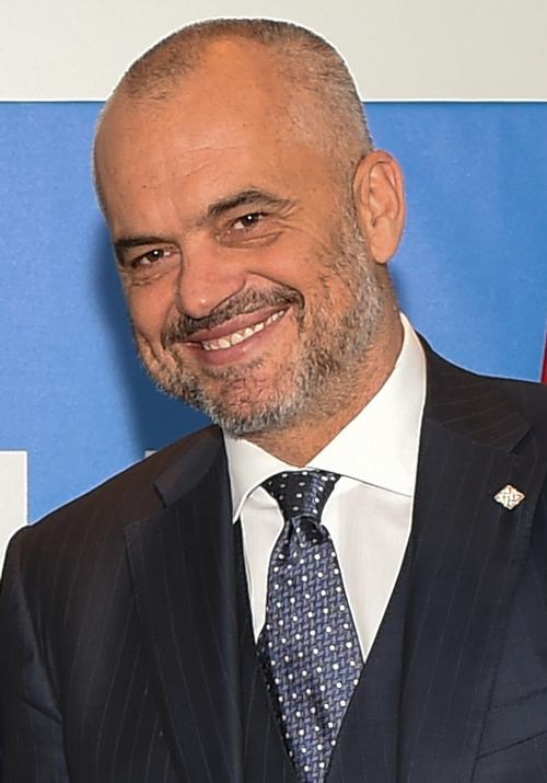 Edi Rama Premier van Albanië Foto:Publiek domein Edi Rama Premier van Albanië Foto:Publiek domein