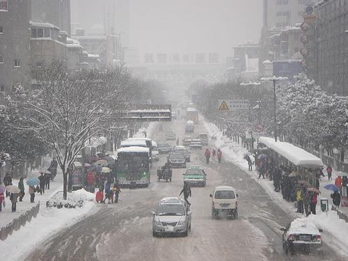 Hefei (Oost-China) in de winter foto: Zhang Yueyang Hefei (Oost-China) in de winter foto: Zhang Yueyang