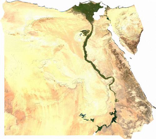 Satellietfoto Egypte