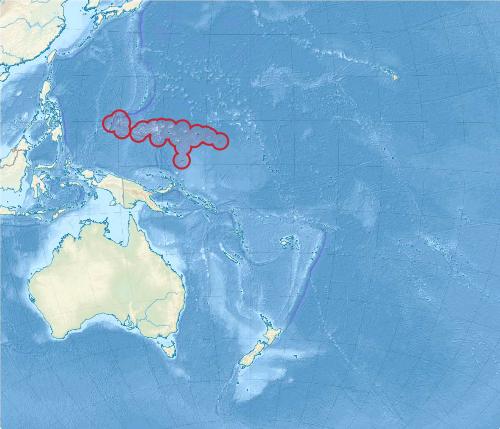 Federatie Micronesia Satellietfoto