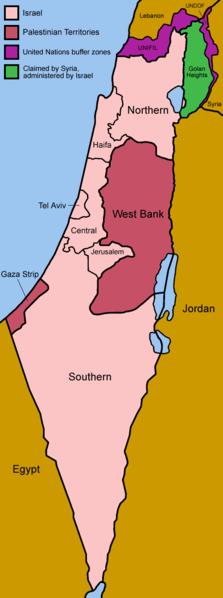 Districten van Israel