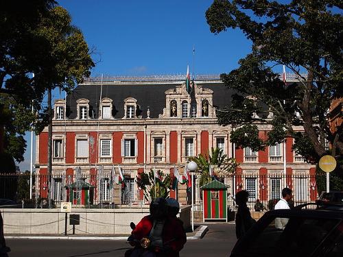 Presidentieel verblijf in de hoofdstad Antananarivo, Madagaskar