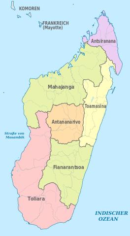 Provincies Madagaskar