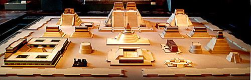 Model van Tenochtitlan, Mexico