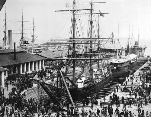 Victoria Dock rond 1890