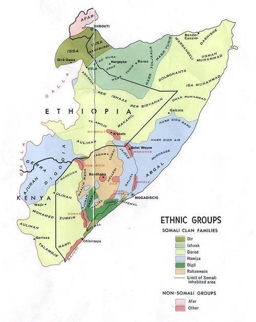 Etnische groepen in Somalië Etnische groepen in Somalië