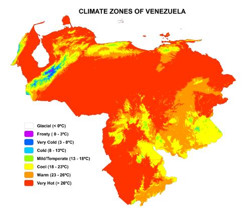 Venezuela Klimaat En Weer Landenwebnl