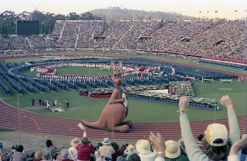 Brisbane opening Commonwealth games in 1982