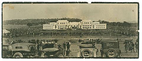 Opening van het Oude Parlementsgebouw in Canberra in 1927