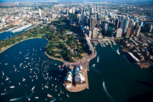 Sydney vanuit de lucht