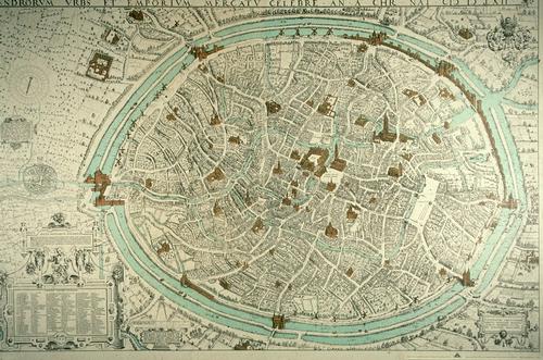 Brugge Kaart uit 1562