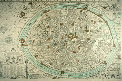 Brugge Kaart uit 1562