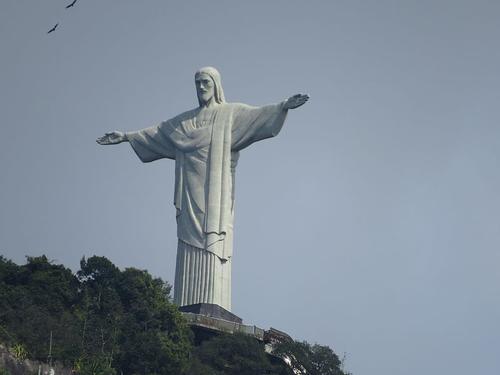 Beeld Christus de Verlosser in Rio de Janeiro