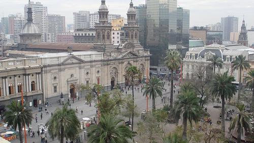 Plaza de las Armes Santiogo Chili