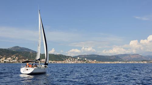 Ajaccio in de zon