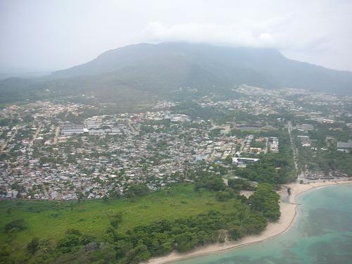 Puerto Plata vanuit de lucht