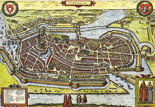 Hamburg eind 16e eeuw