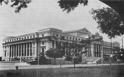 Gerechtsgebouw in Manilla in 1930