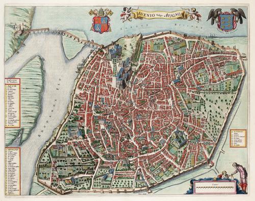 Avignon Kaart uit 1663