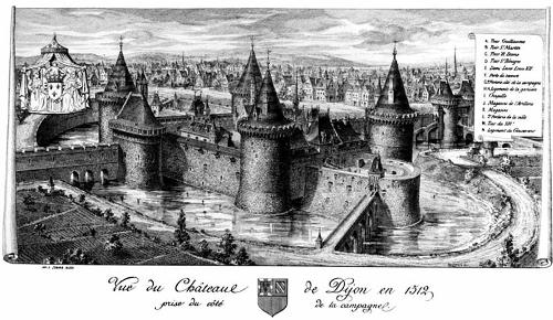 Kasteel van Dijon in 1512