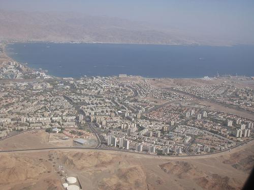 Eilat vanuit de Lucht