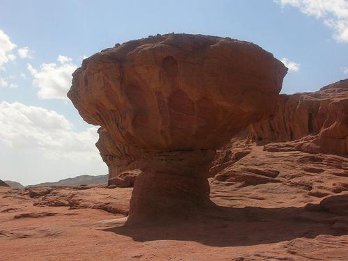 De Paddestoel in de Timna Vallei nabij Eilat