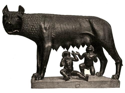 Rome Mythe van Romulus en Remus