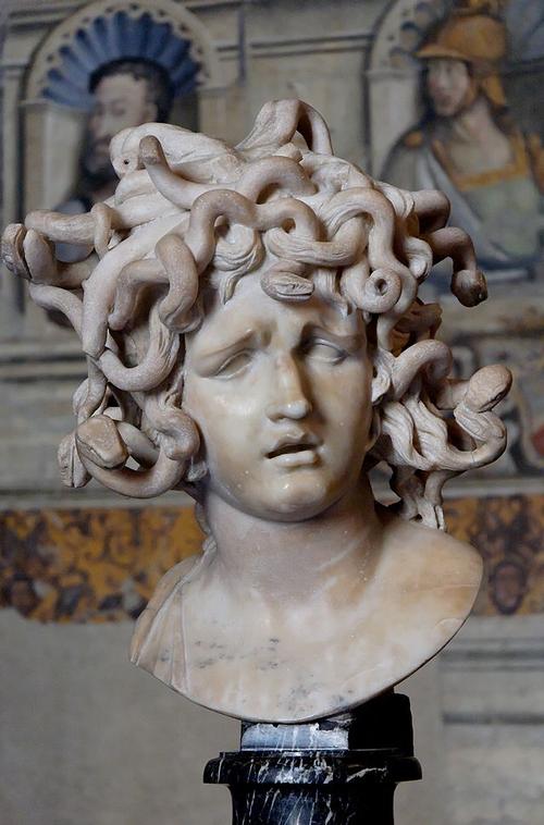 Medusa van Bernini in de Capitolijnse Musea in Rome