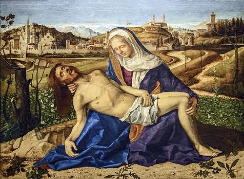 Pieta van Bellini in Galleria dell Accademia in Venetie