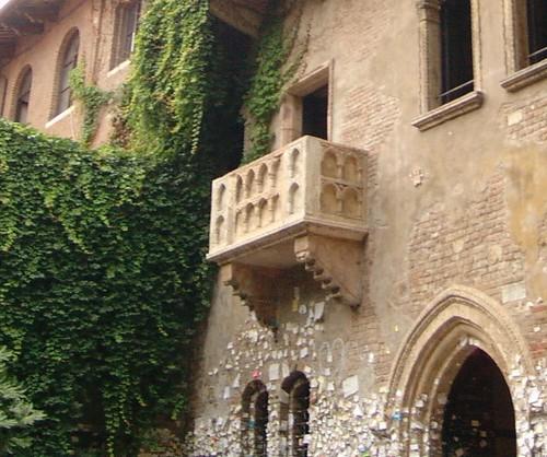Balkon van Julia in Verona