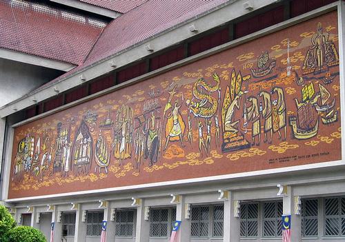 Nationaal Museum in de lake Gardens in Kuala Lumpur