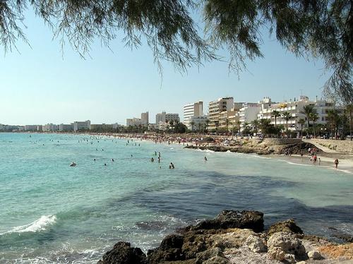 Cala Millor Zicht op strand