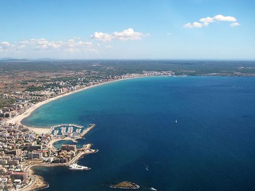 Playa de Palma vanuit de Lucht