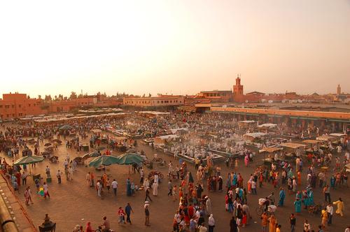 Marokko Djemaa El Fna-plein