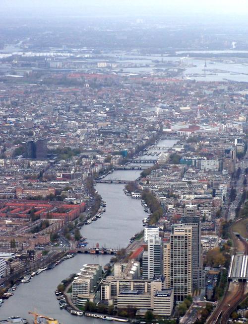 Amsterdam van uit de Lucht