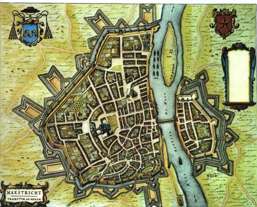 Maastricht Kaart uit 1652