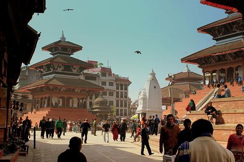 Durbar plein in Kathmandu
