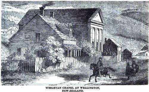 Wesleyan Chapel in Wellington 1857