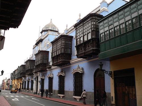 Oude binnenstad van Lima