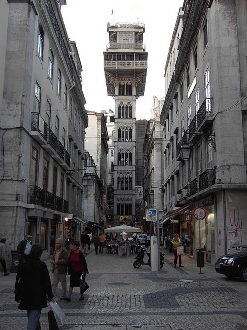 Lissabon Eiffel Lift Bairo Alto