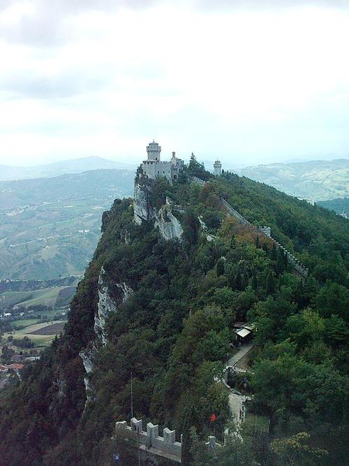 De tweede toren van San marino Stad