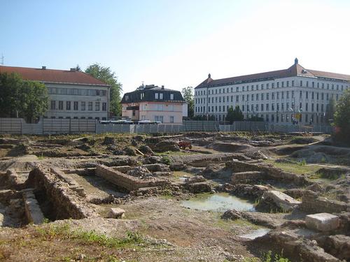 Romeinse opgravingen Ljubljana