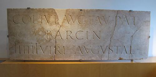 Romeinse inscriptie Barcelona