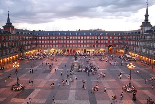 Plaza Mayor Madrid Foto:Sebastian Dubiel