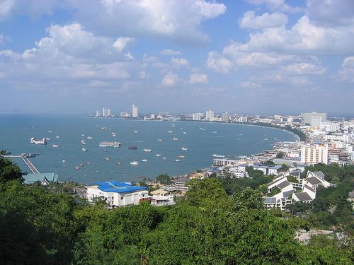 Pattaya Strand op twee uur van Bangkok