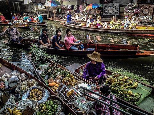 Bangkok Drijvende Markt