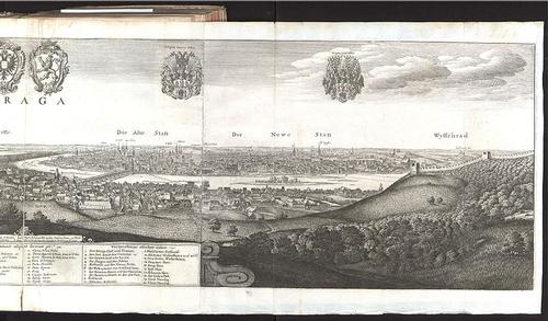 Praag Panorama rond 1650