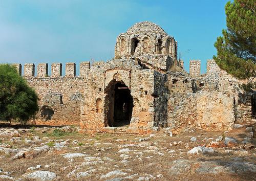 Alanya Ruïnes Byzantijnse kerk