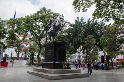 Plaza Bolivar in Caracas